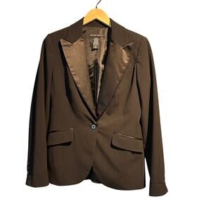 New York & Company Size 4 Black Jacket Blazer Pockets Work Professional Office
